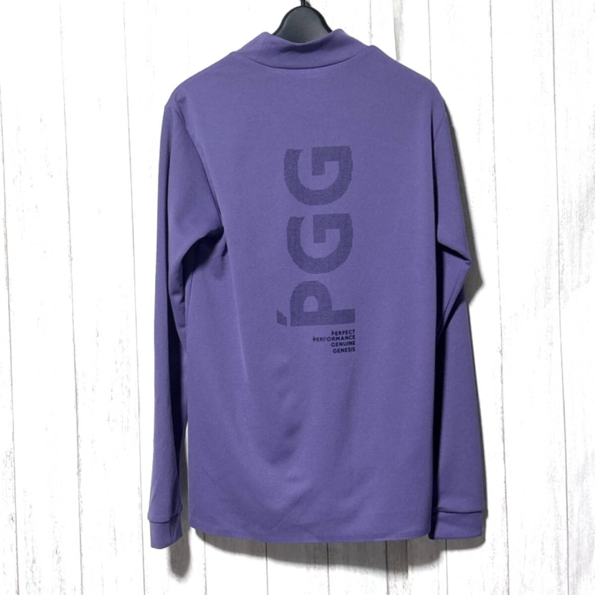 PGG ハイブリッドメッシュ長袖モックネックカットソー 4 パーリーゲイツ PGG ハイブリッドメッシュ長袖モックネックカットソー 4
