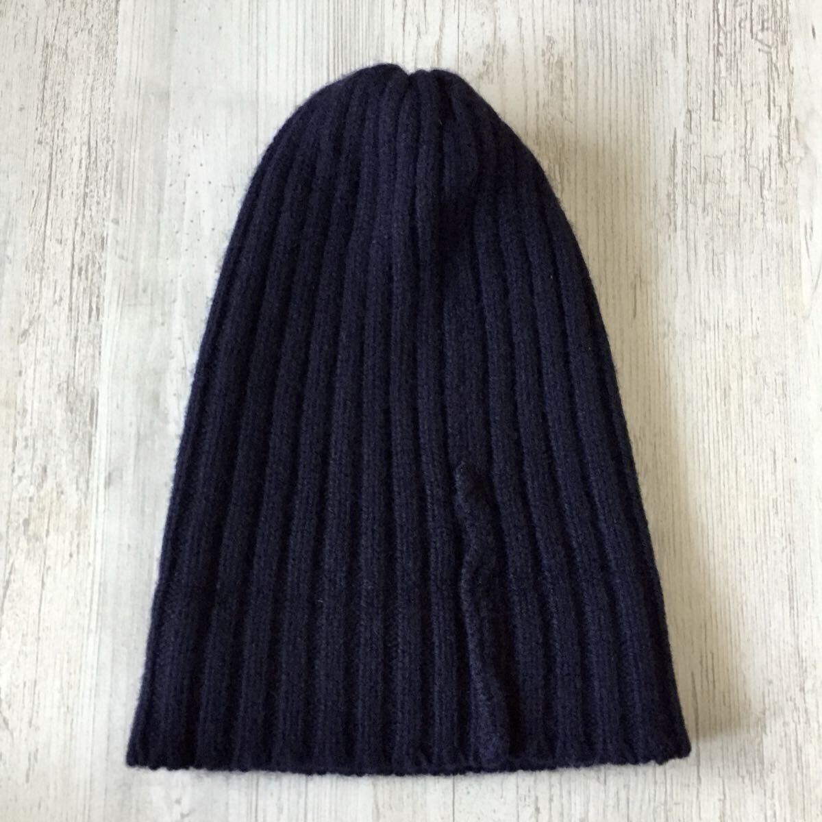 美品 BEAMS PLUS Knit cap ビームスプラス ニットキャップ ニット帽 帽子 英国製 MADE IN ENGLAND ウール100% ビーニー ワッチキャップ_画像8