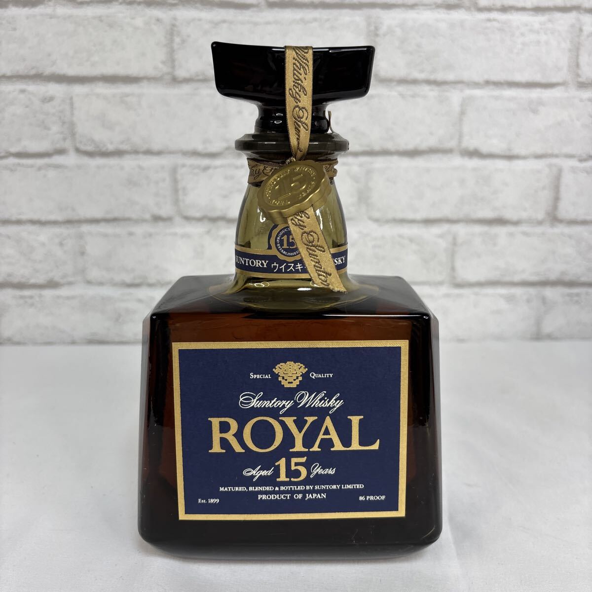 サントリーウイスキー ローヤルプレミアム15年 SUNTORY ROYAL 700ml 43% 未開封 青ラベル15 