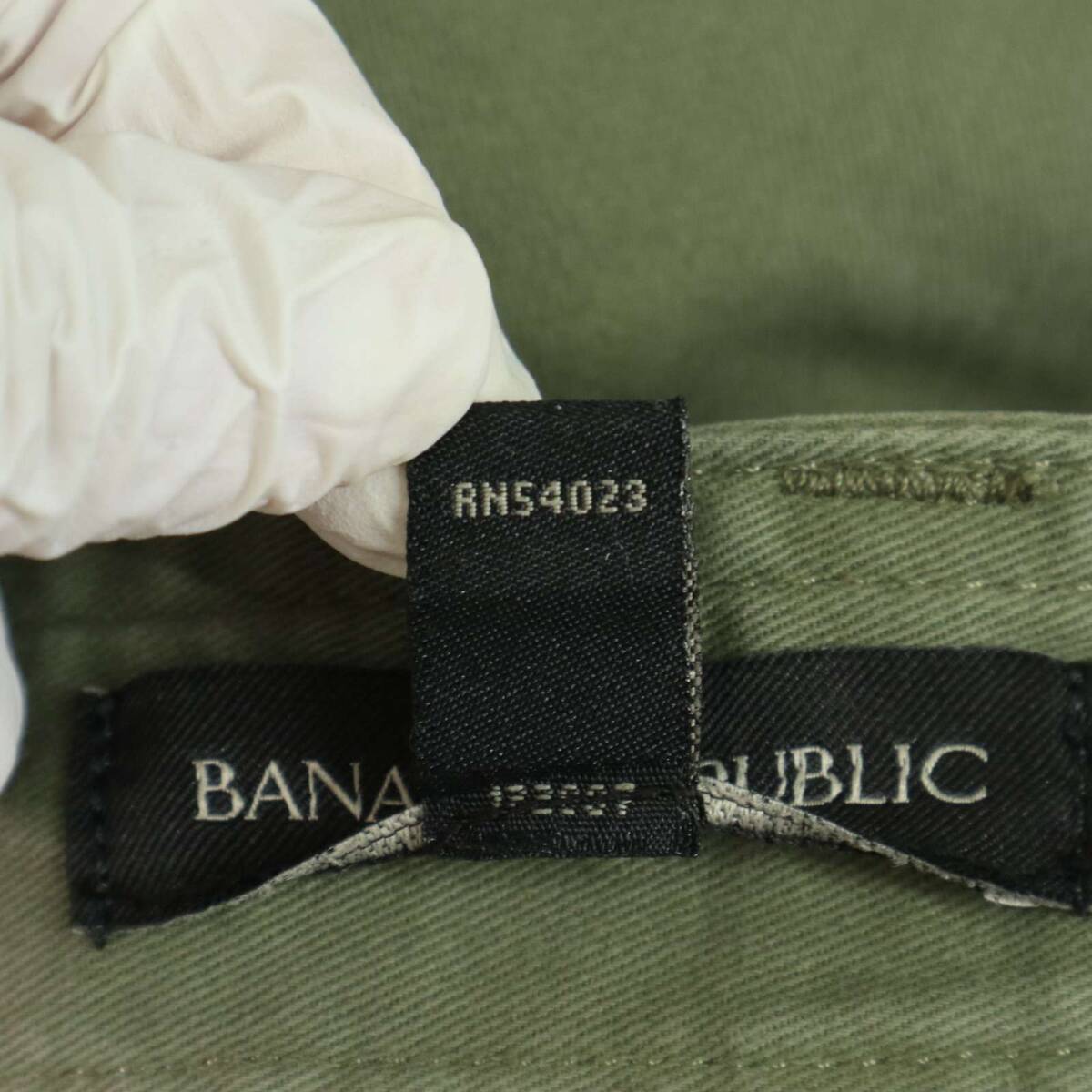 Banana Republic バナナリパブリック 通年 ストレッチ★ テーパード ワイド ミリタリー パンツ Sz.6 レディース_画像6