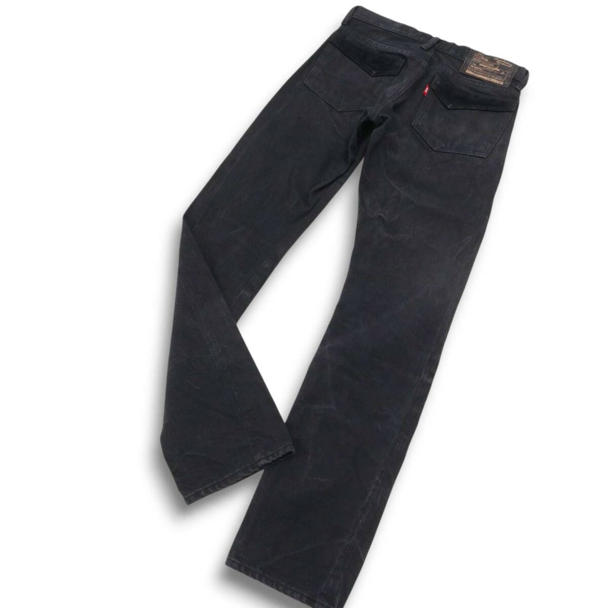 RUDE GALLERY ルードギャラリー Lot 5007★ USED加工 スリム デニム パンツ ジーンズ Sz.28 メンズ 黒 日本製_画像5