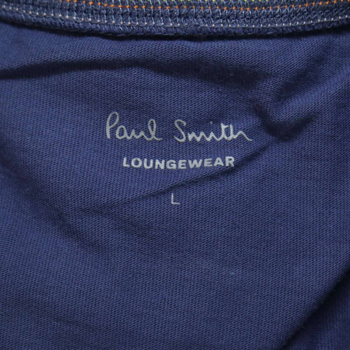 Paul Smith ポールスミス 春夏 ストレッチ★ カメラプリント Tシャツ グラフィックT カットソー Sz.L メンズ