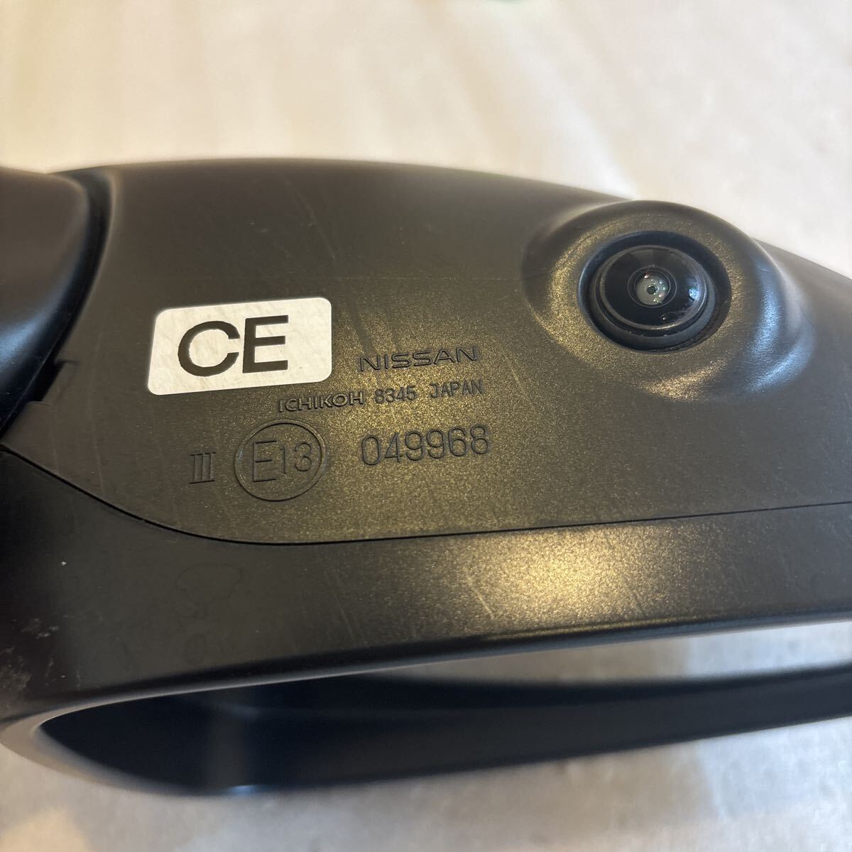 日産　ノート　e13 左　ドアミラー シルバー　カメラ付き　オーテック　送料無料
