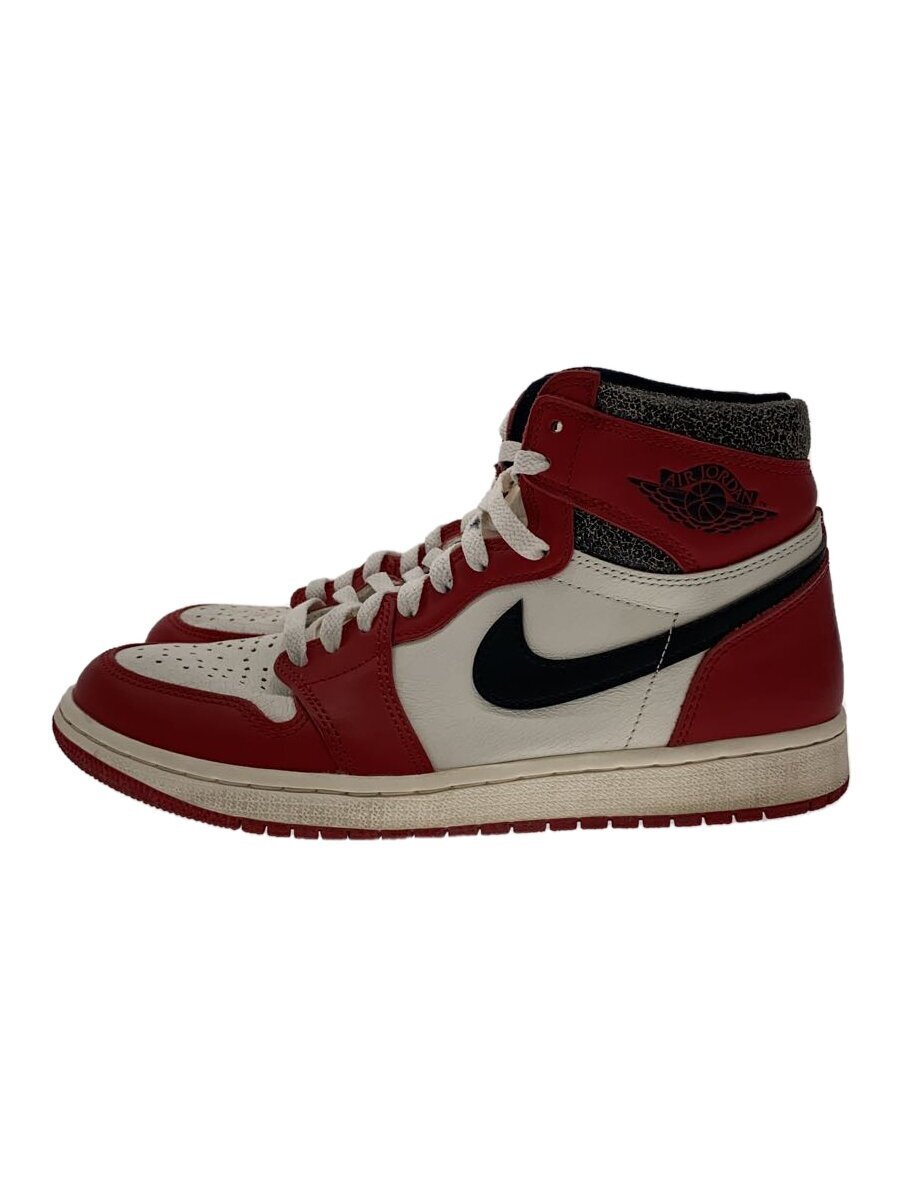 NIKE◆AIR JORDAN 1 RETRO HIGH OG_エアジョーダン 1 レトロ ハイ OG/27.5cm/白//