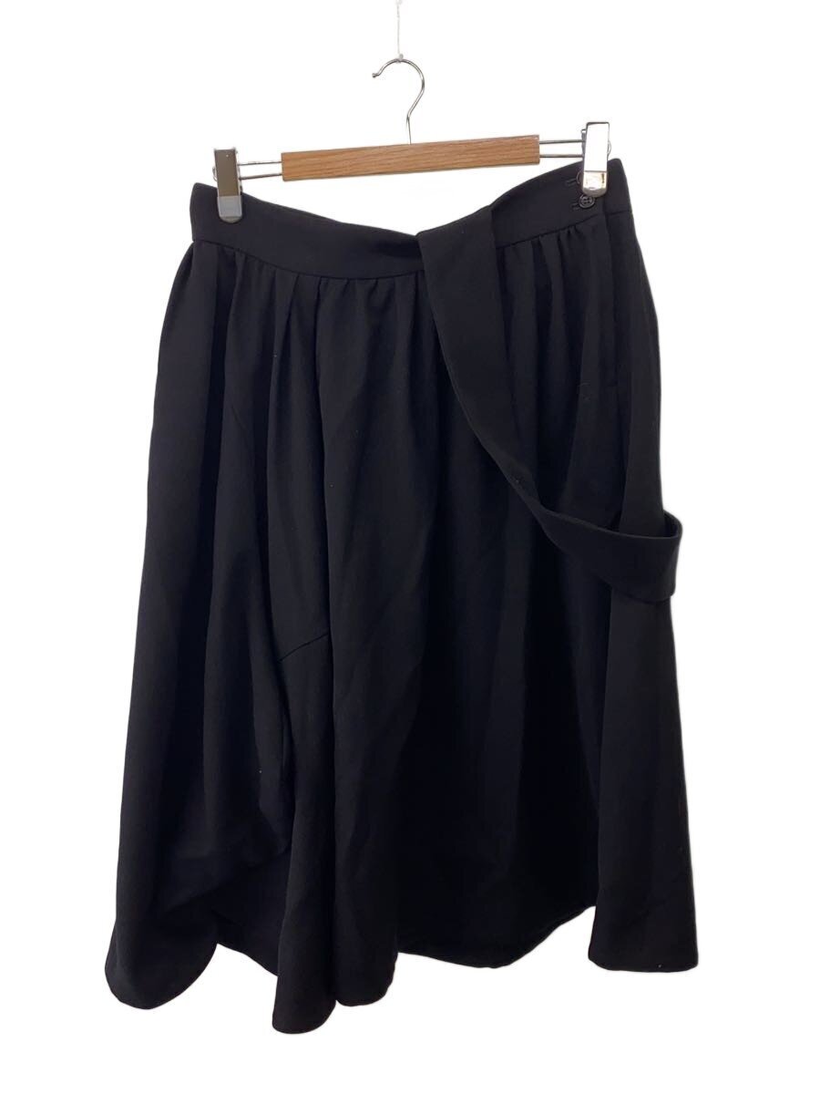 COMME des GARCONS COMME des GARCONS◆ワンショルダー変形スカート/S/ウール/BLK/RL-A006/AD2023