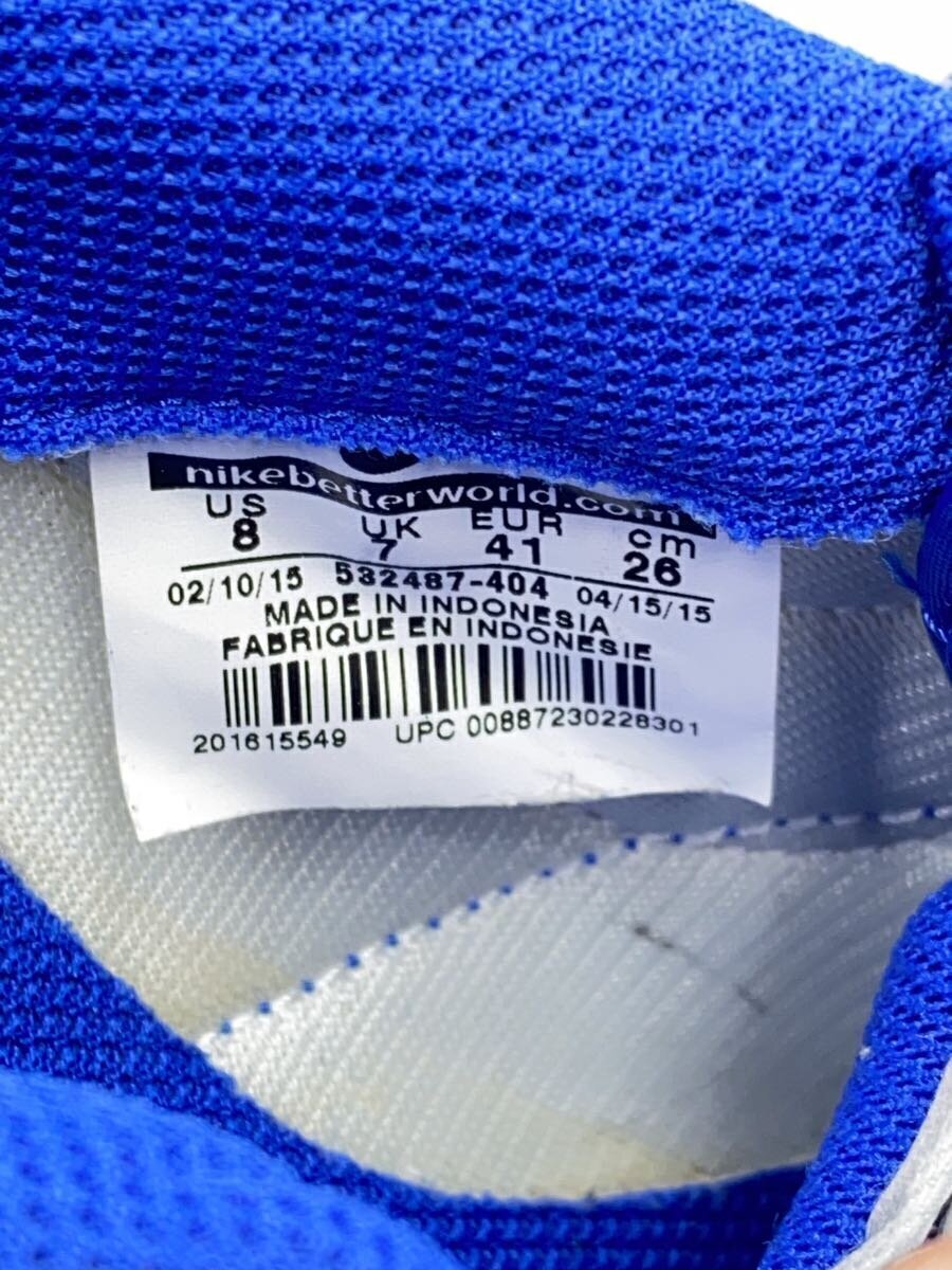 NIKE◆CLASSIC CORTEZ NYLON/クラシックコルテッツナイロン/ブルー/532487-404/26cm/BLU_画像5