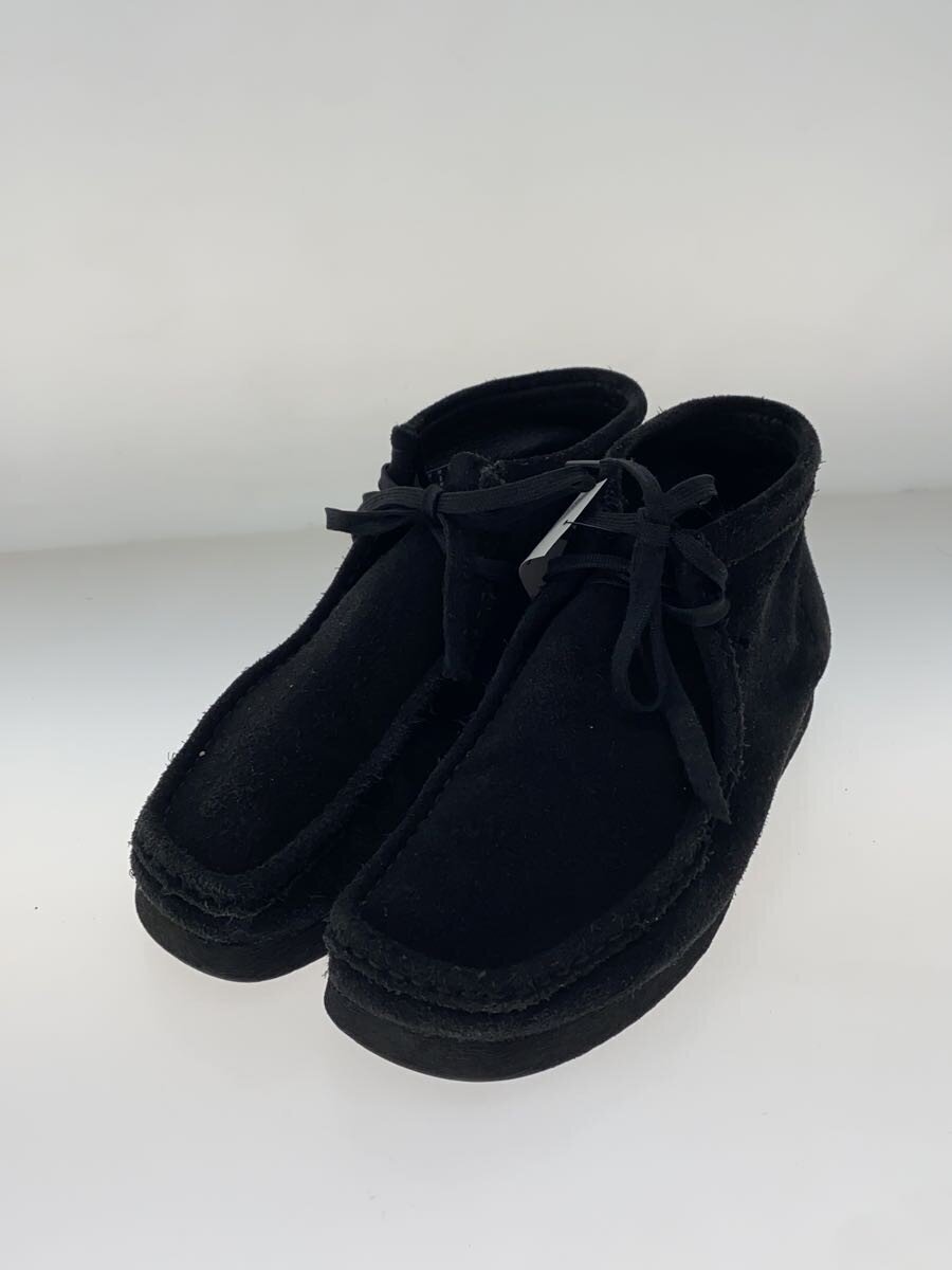 Clarks◆ワラビー/シューズ/25cm/BLK/61356778_画像2