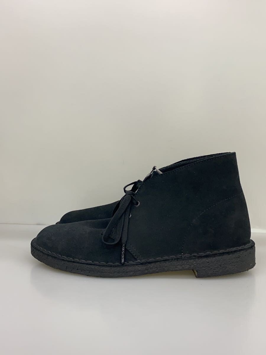 Clarks* ботинки чукка /US9.5/BLK/ замша /261554807085