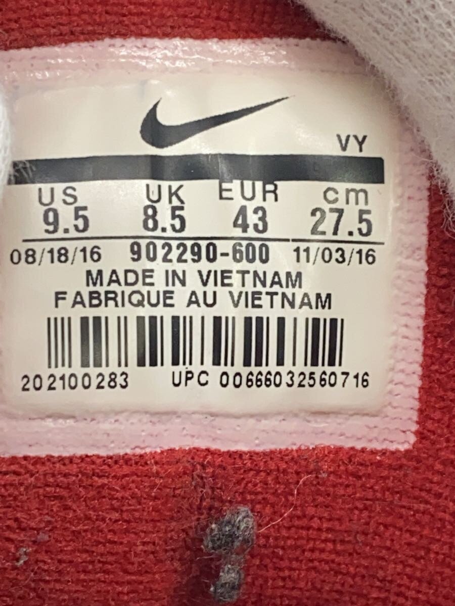 NIKE*AIR MORE UPTEMPO/ воздушный moa выше тонн po/ красный /902290-600/27.5cm/RED//