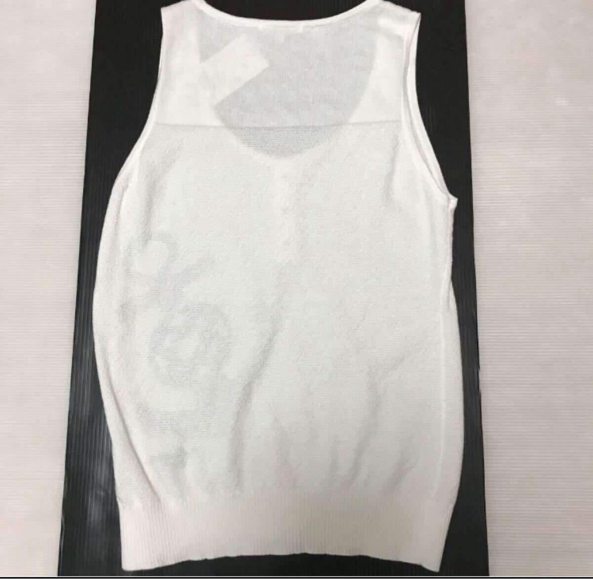 送料無料 新品 marie claire レディース ベスト ゴルフ M WHT_画像2