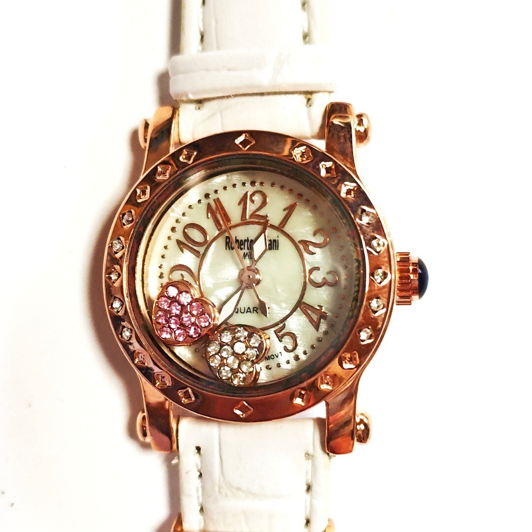 未使用品 電池交換済 Roberto Oldani クォーツ レディース腕時計 動作品 稼働品 新品 TA019_画像1