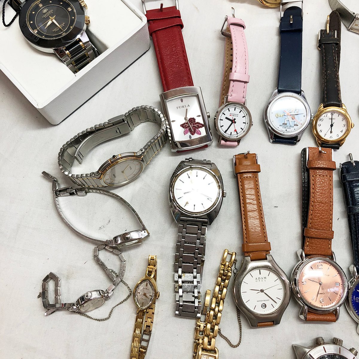 SEIKO・CITIZEN・CASIO腕時計 まとめて ジャンク 1円~ 腕時計 まとめ 39点 セイコー シチズン ギラロッシュなど