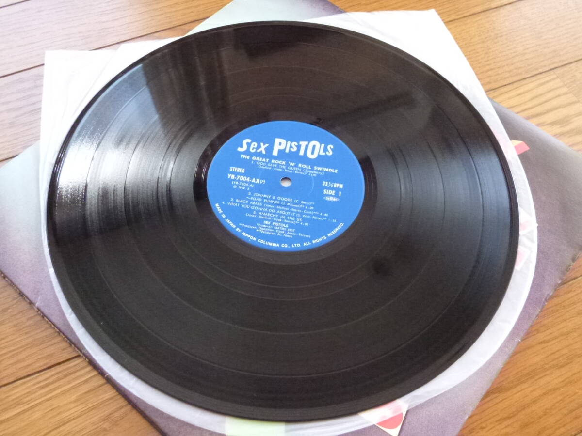 LP セックス・ピストルズ SEX PISTOLS / THE GREAT ROCK 'N' ROLL SWINDLE 2枚組 国内コロンビア盤_画像7