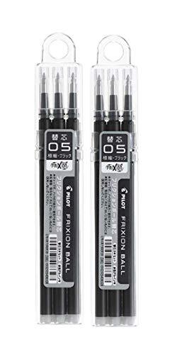 パイロット フリクションインキボールペン替芯 3本セット 0.5mm 黒 LFBKRF30EF3B 2個組み_画像1