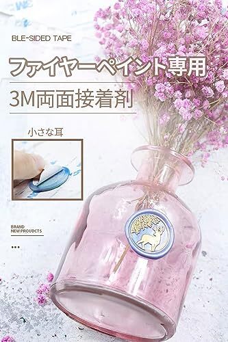  изоляция штамп для двусторонний лента диаметр 28mm двусторонний наклейка 100 листов ввод cургуч штамп для круглый склеивание уплотнительная лента (28mm