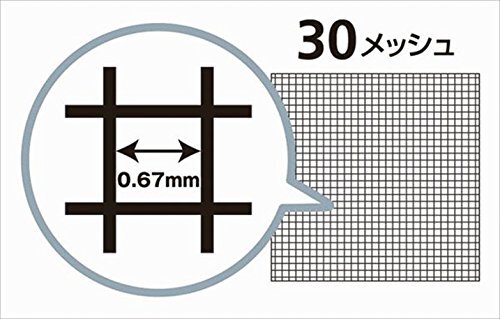 ダイオ化成(Daio Kasei) 防虫網 網戸用張替ネット 30メッシュ 91×2m ブラック_画像2