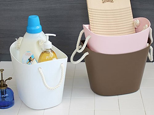 八幡化成 マルチバスケット ピンク M 19L sceltevie balcolore(バルコロール) 229360 27x40x30.5cm_画像2