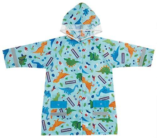 スケーター(Skater) レインコート キッズ 子供用 ディノサウルス 恐竜 男の子 適応身長110-125cm RACO1_画像1