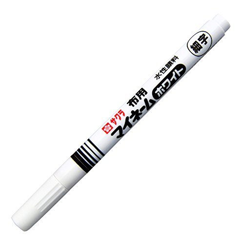 サクラクレパス 水性マーカー マイネームホワイト 細字 YKM-S#50_画像1