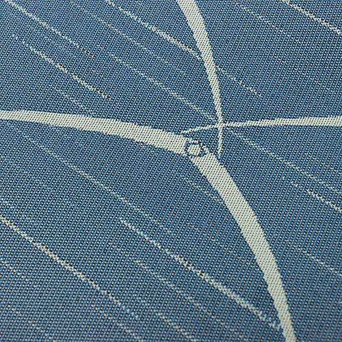 nishikawa 西川 座布団カバー 八端判 (59X63cm) 丈夫な甲州織 日本製 令和露芝柄 おしゃれ 業務用 帰省 ダークブルー_画像2