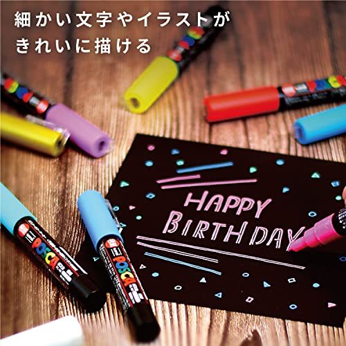  Mitsubishi карандаш unipo ska POSCA ручка на водной основе водный маркер сделано в Японии цвет авторучка первоклассный PC-1M все 21 -цветный набор 