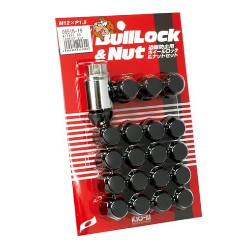KYO-EI(協永産業) ホイール用ナット Bull Lock 袋タイプ 19HEX M12 x P1.5 アルミ 5H車用 個数:20P_画像1