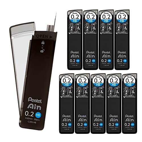 Pentel sharp сердцевина Pentel a in 0.2mm HB 10 шт C282-HB Pentel sharp сердцевина Pentel a in 0.2mm HB 10 шт C282-HB