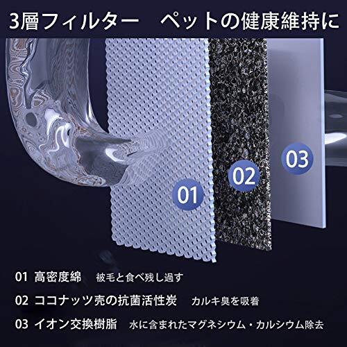 ALD 貓自動(dòng)給水器のフィルター 活性炭フィルター 交換用 1セット４個(gè)