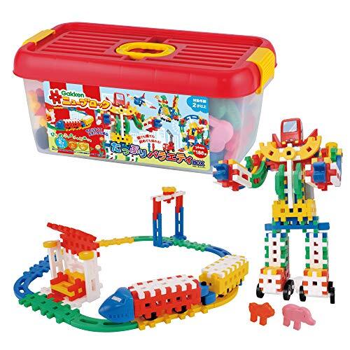 学研_Gakkenニューブロック たっぷりバラエティBOX（対象年齢:2歳以上）83190_画像1