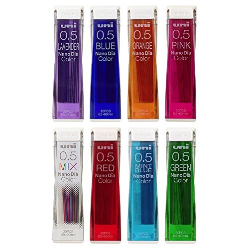 uni カラーシャープ替芯 ミックス U05202NDCMIX シャープペンシル_画像2