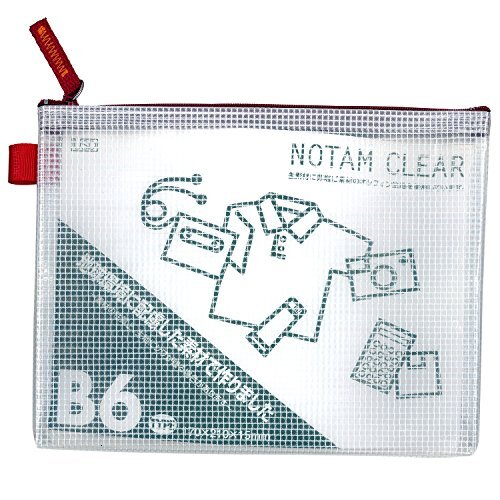 サクラクレパス メッシュケース クリアー B6 レッド UNC-B6#19_画像1