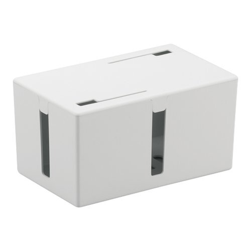 バッファロー BUFFALO ケーブルボックス 電源タップ&ケーブル収容 Sサイズ ホワイト BSTB01SWH_画像1