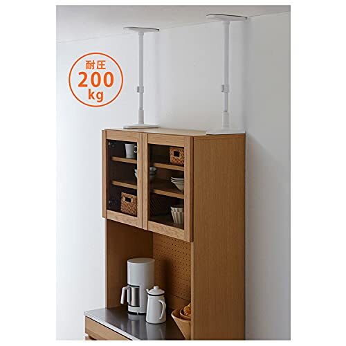 HEIAN SHINDO мебель переворачивание предотвращение paul (pole) L матовый черный установка высота 50~75cm выдерживающий давление 200kg UEQ-50K