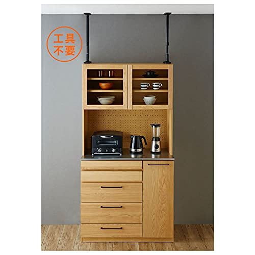 HEIAN SHINDO мебель переворачивание предотвращение paul (pole) L матовый черный установка высота 50~75cm выдерживающий давление 200kg UEQ-50K