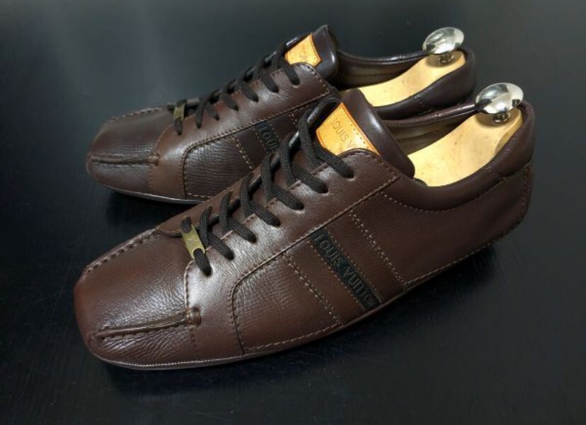 ★超極美品★19万最高級◆試し履き程度◆Louis Vuitton◆ルイヴィトン◆レースアップ ドライビングスニーカー サイズ8M◆19万円_画像5