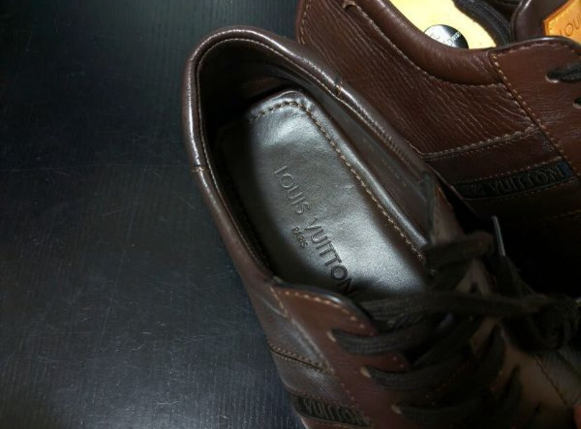 ★超極美品★19万最高級◆試し履き程度◆Louis Vuitton◆ルイヴィトン◆レースアップ ドライビングスニーカー サイズ8M◆19万円_画像3