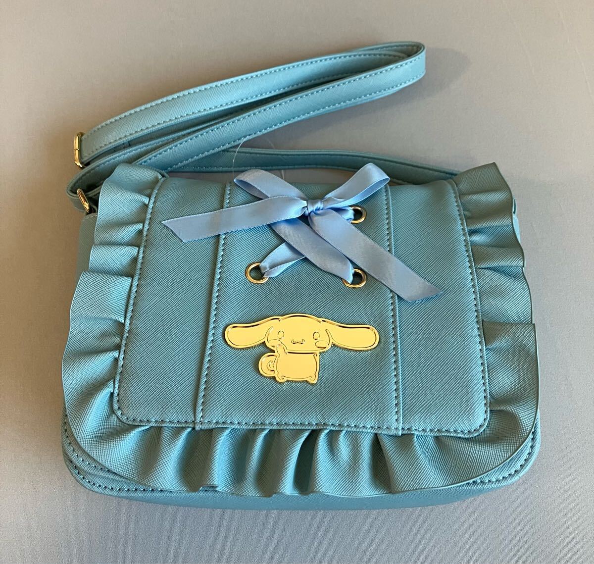 シナモロール シナモン　ショルダーバッグ　リボン　フリル　バッグ　サンリオ_画像1