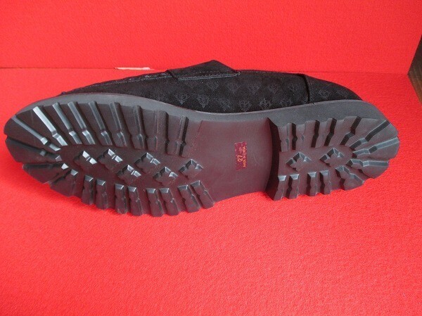 送料無料 27cm コインローファー 黒ブラック ジオン公国軍 紋章 エンブレム COIN GUNDAM LOAFER ガンダムローファー by A 送料込_画像9