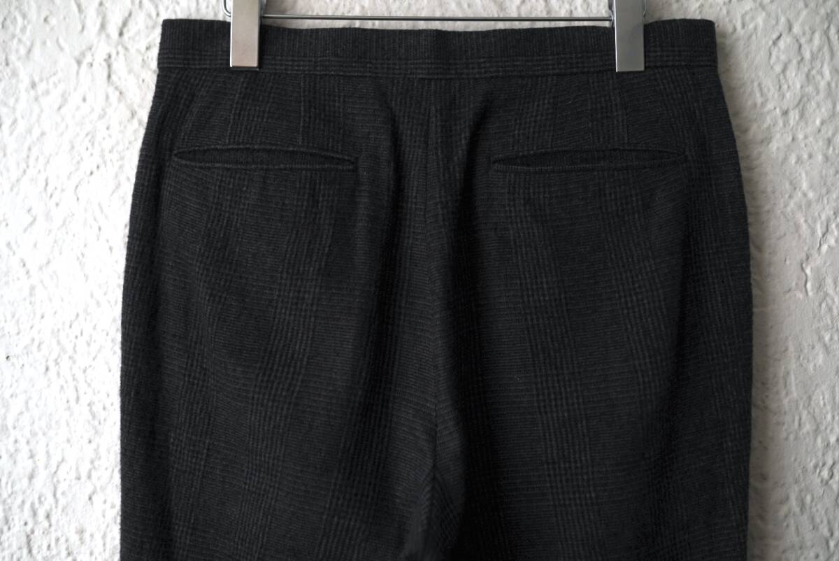 HEM SLIT STRAIGHT FIT コットンウールチェックトラウザーズパンツ / marka(マーカ)_画像6