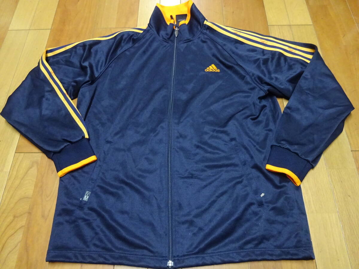 ■ふ-219 ■adidas　長袖ジャージ上　サイズO_画像1