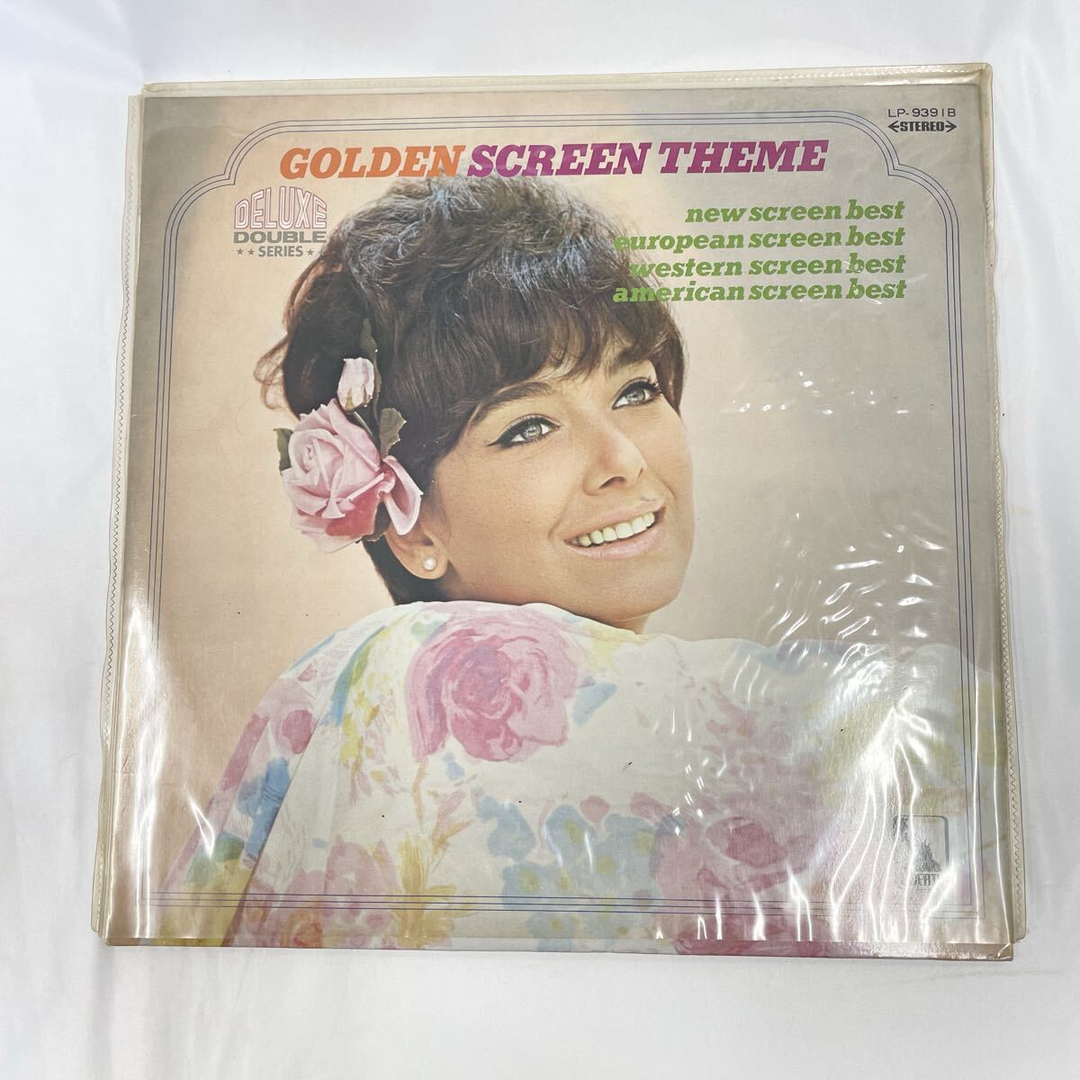 YY-Y0009　GOLDEN　SCREEN　THEME　レコード_画像2