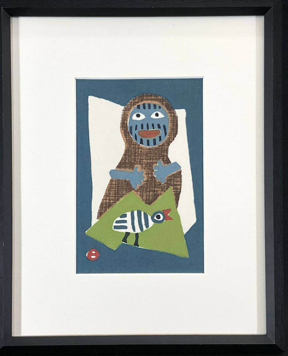 畦地梅太郎 手摺木版画 山男 真作□手摺木版画□畦地梅太郎□「笑う山男」□ORIGINAL