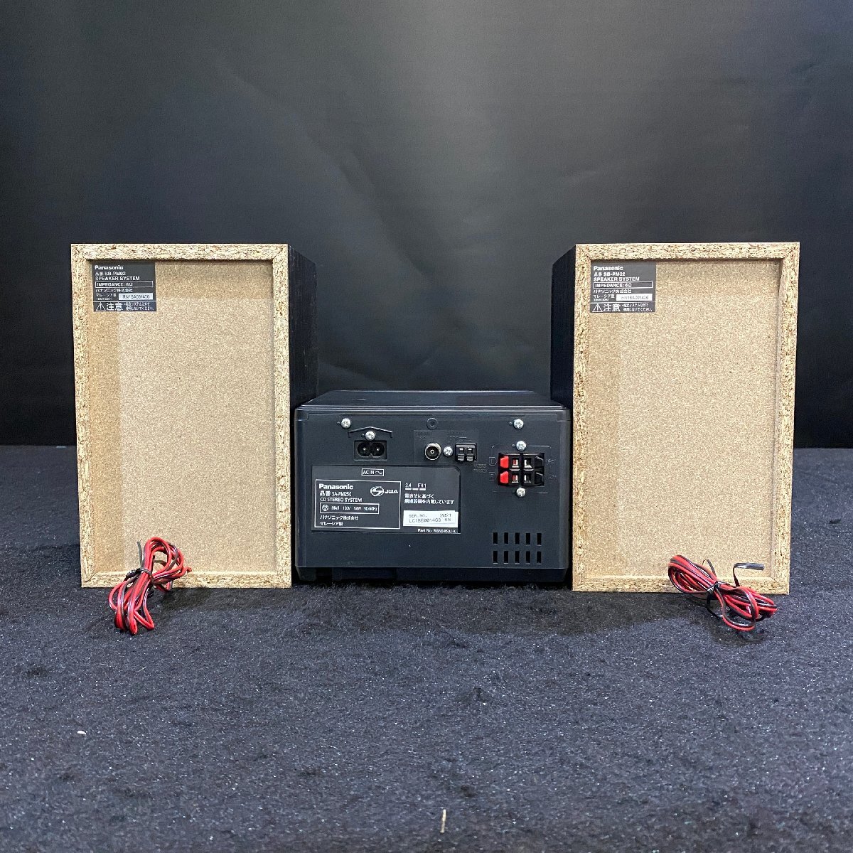 [ J ]1914 Panasonic SA-PM250 SB-PM02 CD панель музыкальный центр Panasonic 3110748