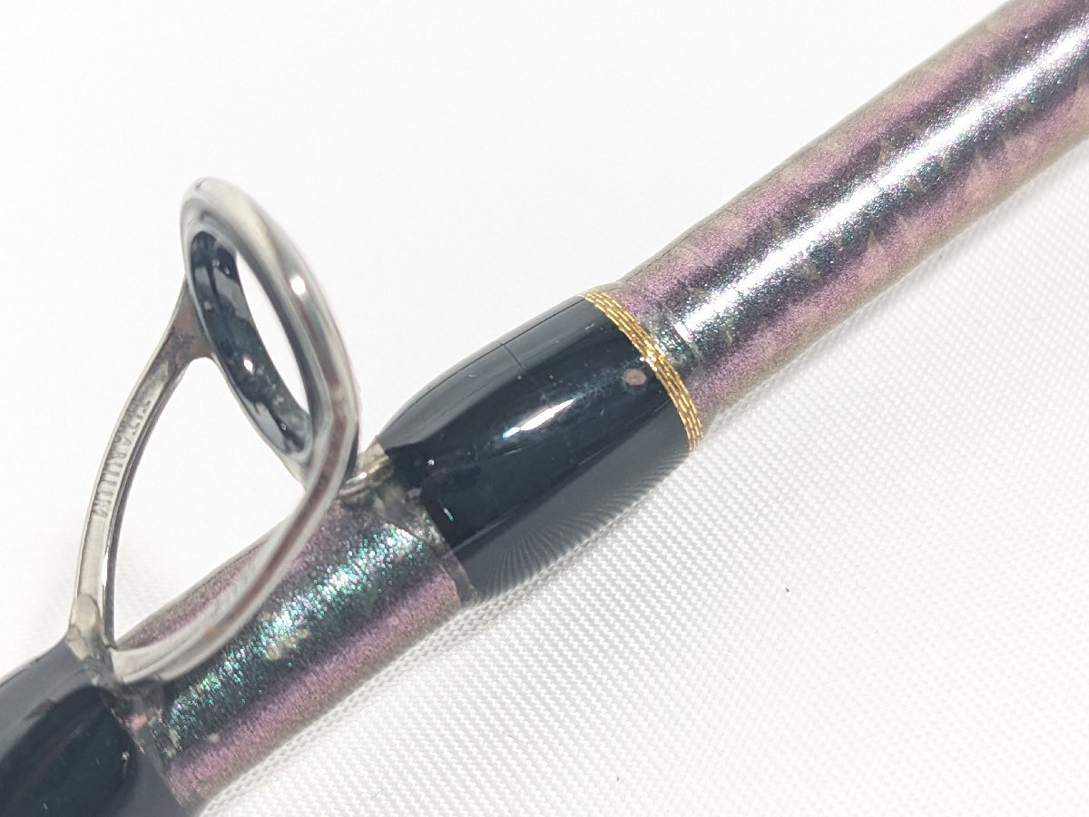 (管19635)良品 アレス×スクイッドマニア ZERO-G エボリューション 威 806 ダークスパイダー エギングロッド_画像9