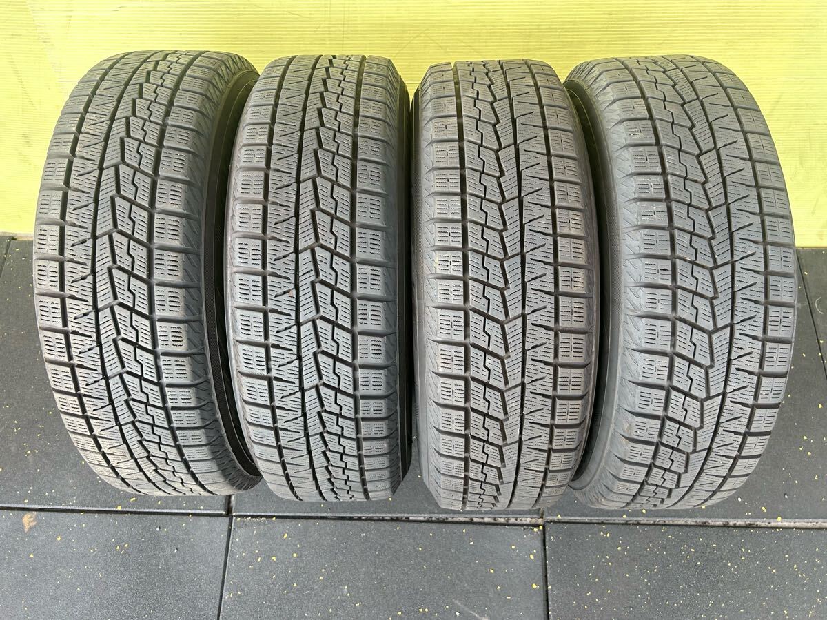 175/65R14 2021年スタッドレス ヨコハマiceGUARD IG70 4本セット マツダ 純正 4穴PCD100 ET+45 14×6Jハブ54mmデミオ ベリーサ ファミリア_画像3