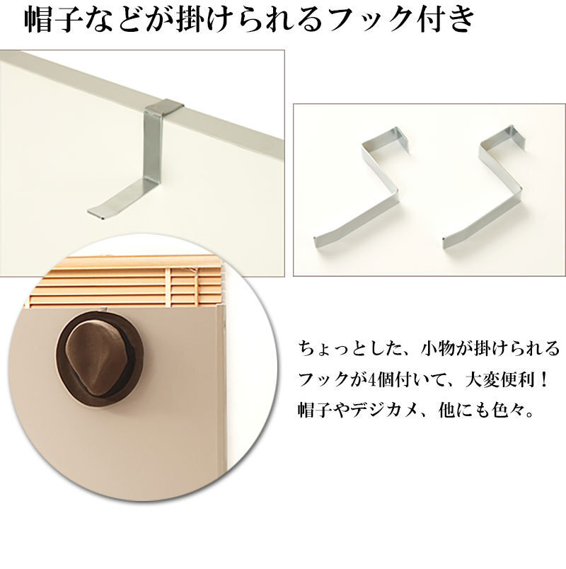 送料無料(一部地域を除く)0176njna キャスター付きパーテーション5連H180 ナチュラル色 3色有 人気 間仕切り 感染予防 日本製_画像8