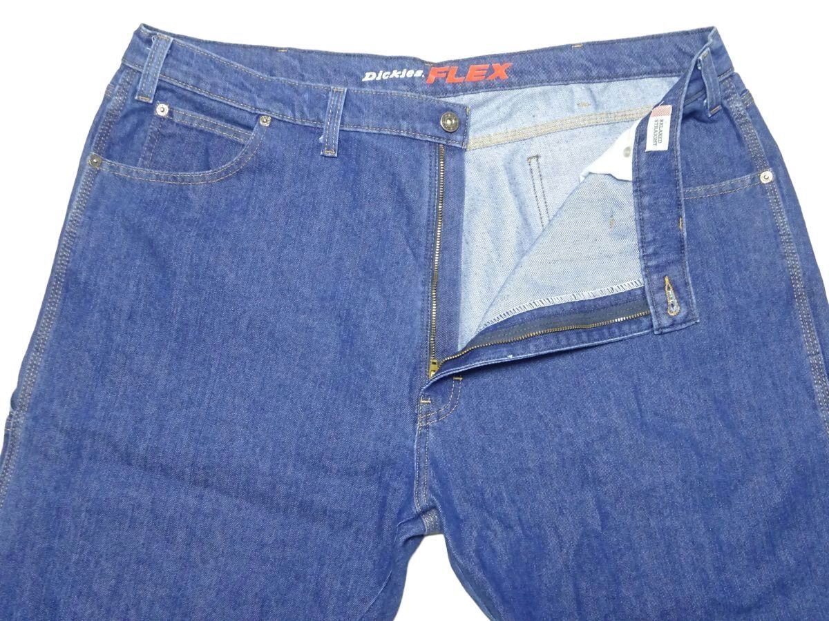 ★大きいサイズ♪ディッキーズ★デニムペインターパンツ42×30/メンズデニムパンツビッグサイズジーンズFLEX特大100cmDICKIES_画像4
