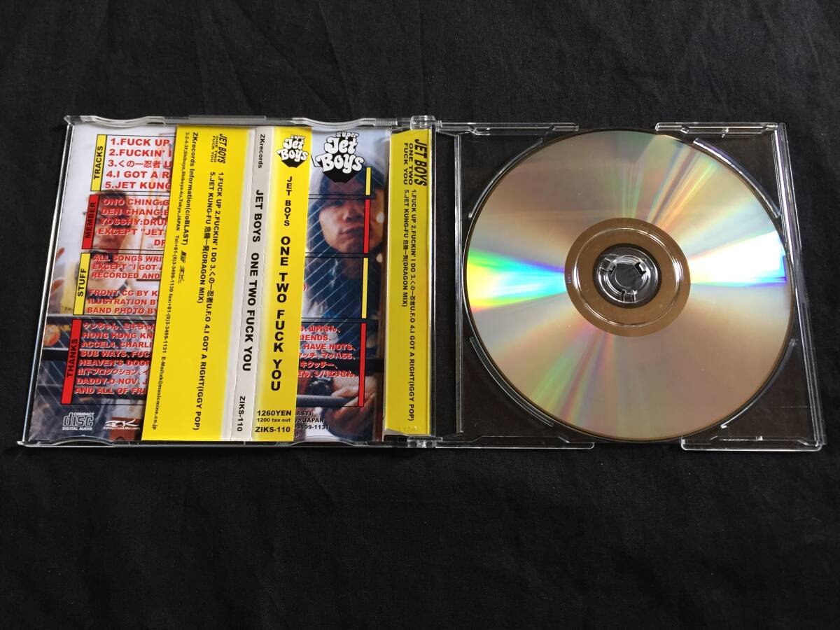 ★The Jet Boys / One Two Fuck You　帯付CDs ZK Records ZIKS-110 
