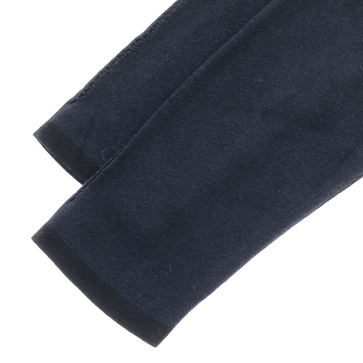 JIL SANDER ジルサンダー タートルネック コットンニットセーター ネイビー×ブラック 46 IT1RI8GR54B4_画像4