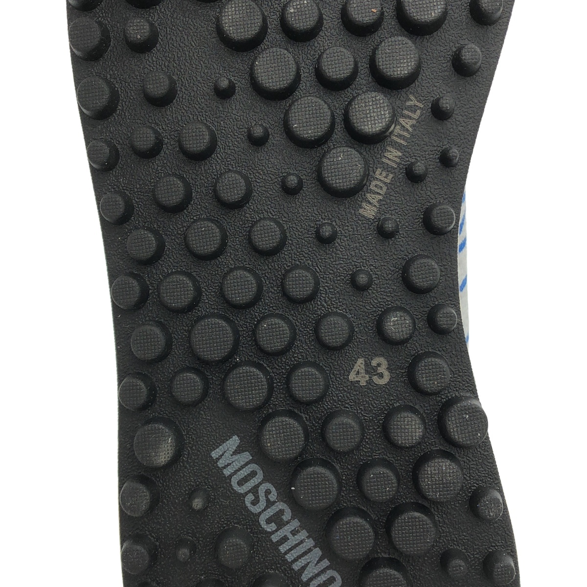 MOSCHINO モスキーノ グラフィックソックスランナースニーカー MB15524G05G2200B グレー 43 ITOGH069UVUY_画像6